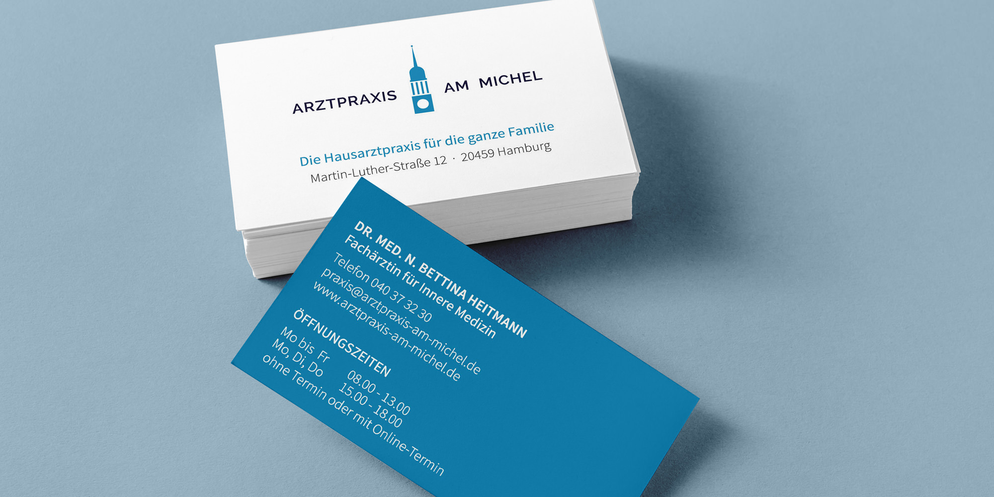 Praxis-Design für die Arztpraxis am Michel // Seiter + Sinn